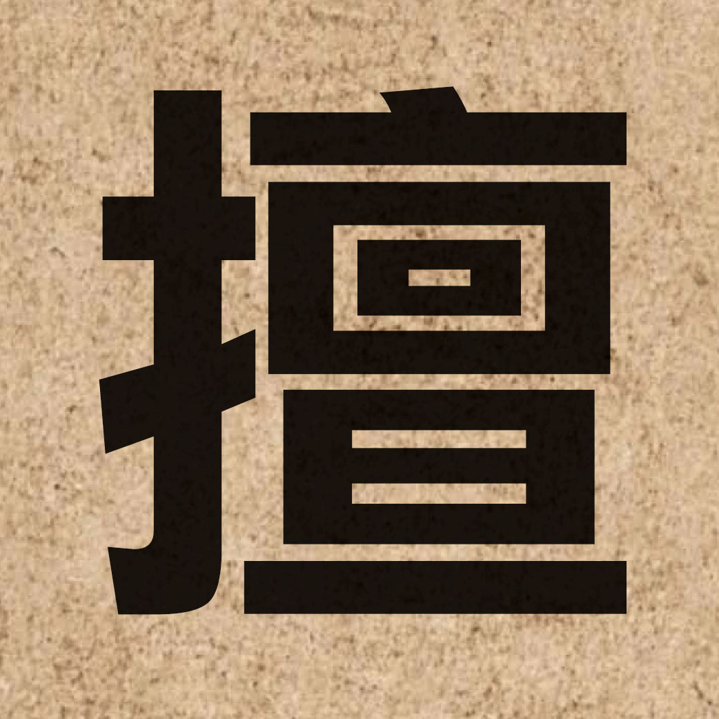 02689 Chinese character of 擅 and pronounce sin6