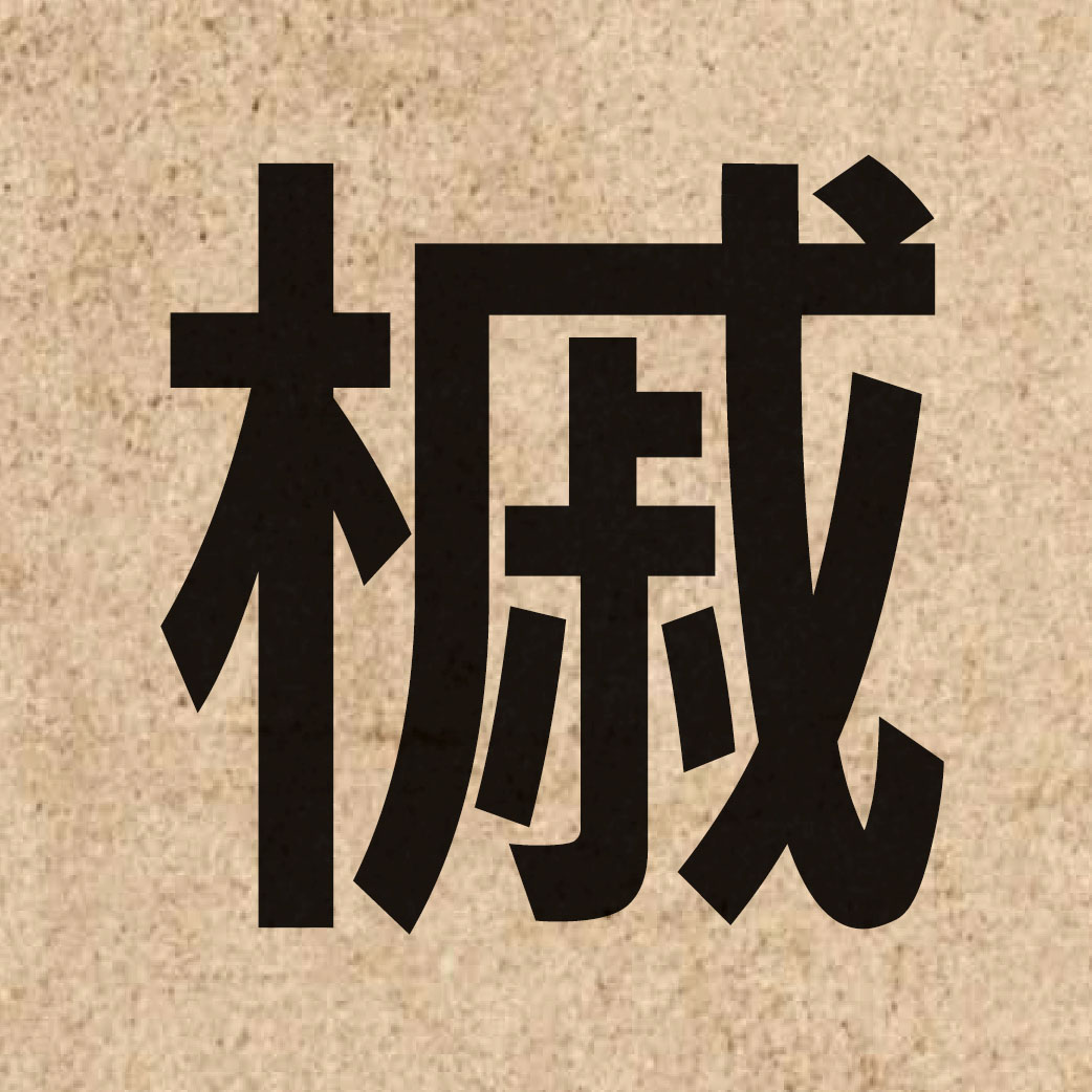 03619 Chinese character of 槭 and pronounce cik1