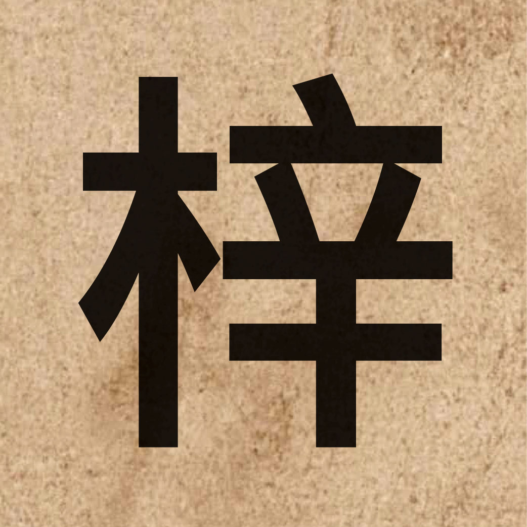 03960 Chinese character of 梓 and pronounce zi2