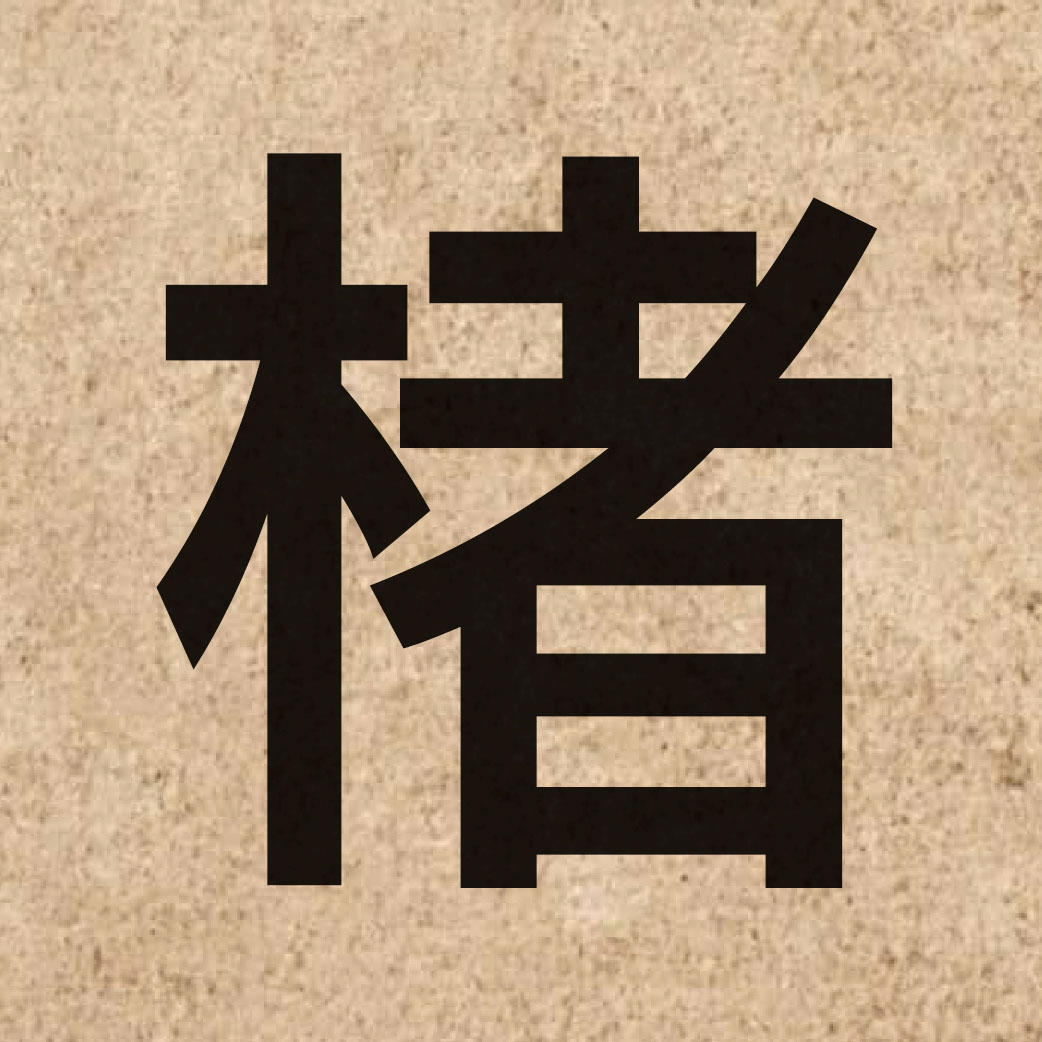 05229 Chinese character of 楮 and pronounce cyu5