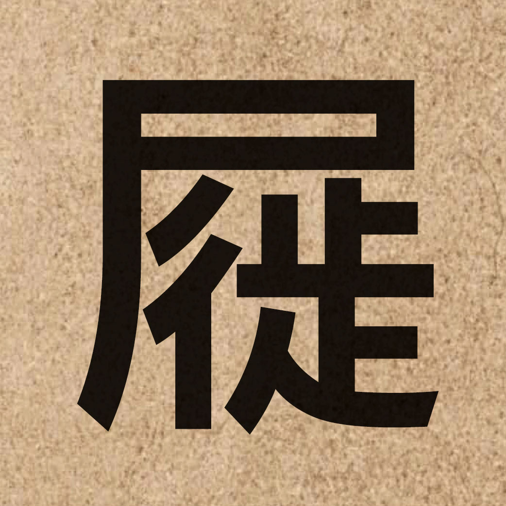 06333 Chinese character of 屣 and pronounce saai2